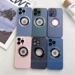 Navy-Blue-Coque-iPhone-14-PRO-MAX-MagnetiqueMagsafe-LENS-Protector-Filtre-Poussiere-Galvanisee-1