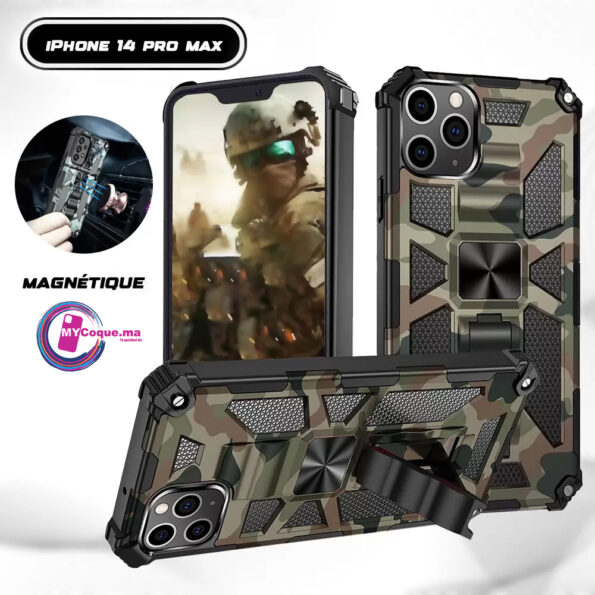 Coque iPhone 14ProMax Militaire