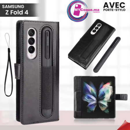 Pochette Samsung Z FOLD 4 Cuir