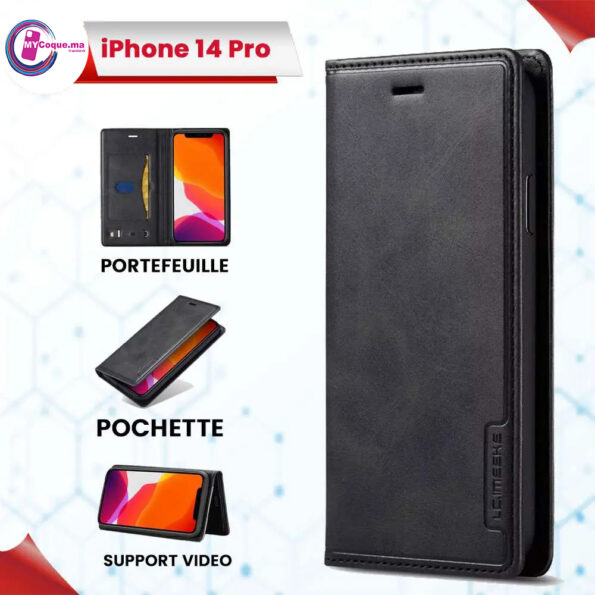Pochette iPhone 14Pro CUIR