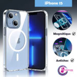 Coque iPhone 15 normal Transparente