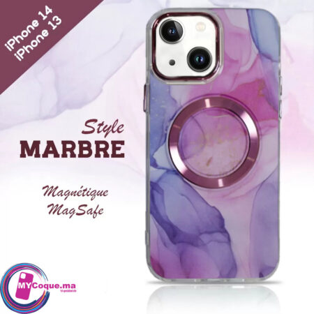 Coque iPhone 13/14 Normal Marbre