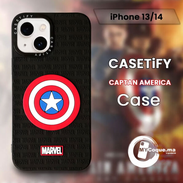 Coque iPhone 13 / 14 Normal CAPTAIN AMERICA