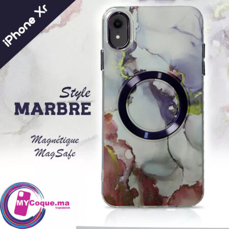 Coque iPhone X Marbre Magnétique