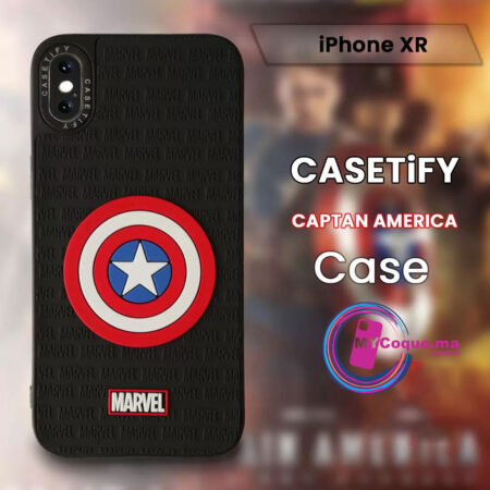 Coque iPhone XR CAPTAIN AMERICA