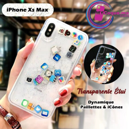 Coque iPhone XS MAX Paillettes