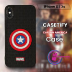 Coque iPhone X / Xs CAPTAIN AMERICA