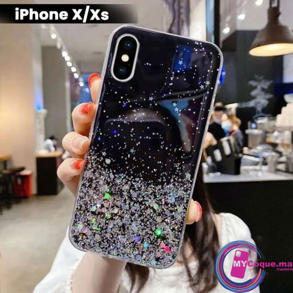 Pochette iPhone X/Xs Scintillante