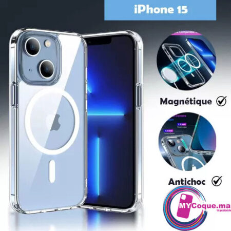 Coque iPhone 15 normal Transparente