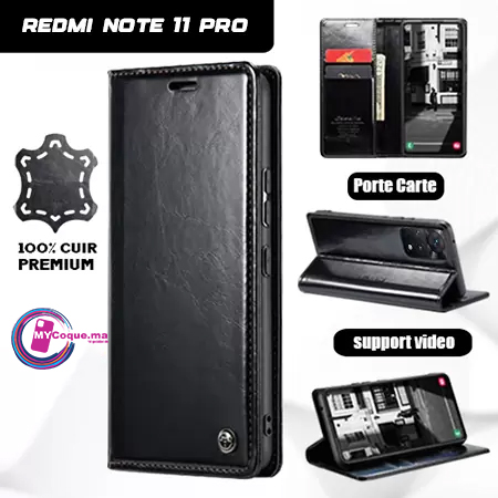 CUIR PREMUIM RedmiNote11Pro 