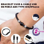 Bracelet Perle Câble USB